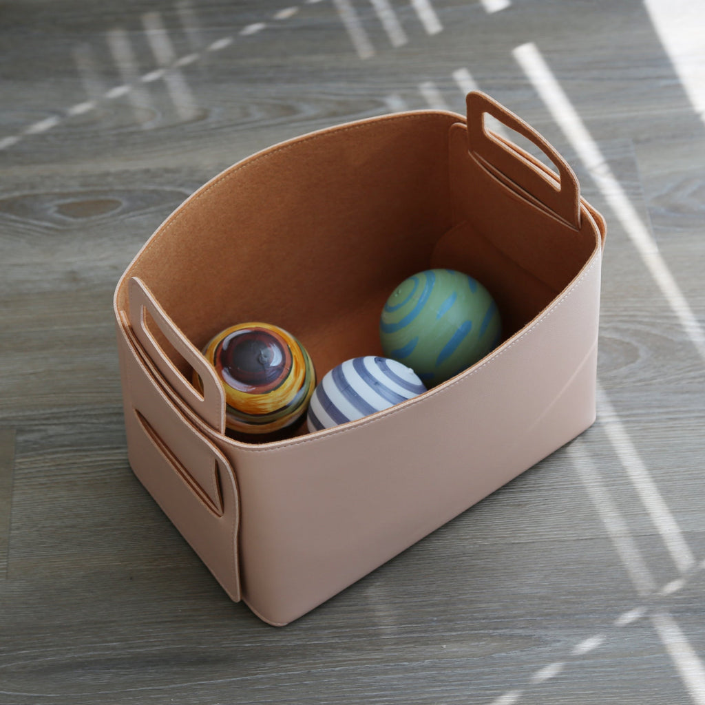 Felt-lined Storage Basket