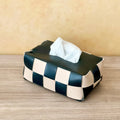 Checkerboard Woven Tissue Holder