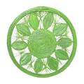 Leaf Medallion Handwoven Iraca Placemat