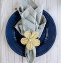 Daisy Handwoven Iraca Napkin Ring