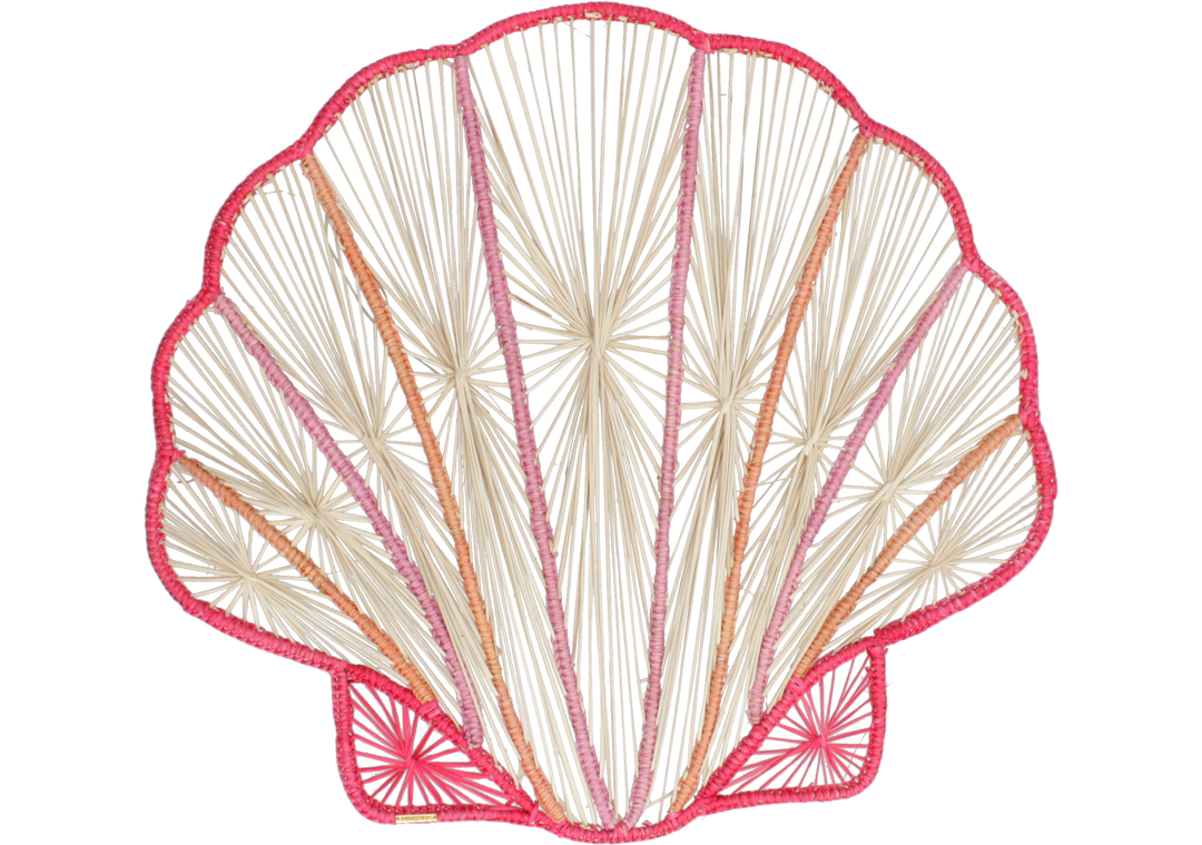 Ocean Blossom Handwoven Iraca Placemat