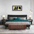 [Buy 1 Get 1] Aurora Solid Wood Bed Frame & Nightstand