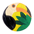 Toucan Handwoven Iraca Placemat