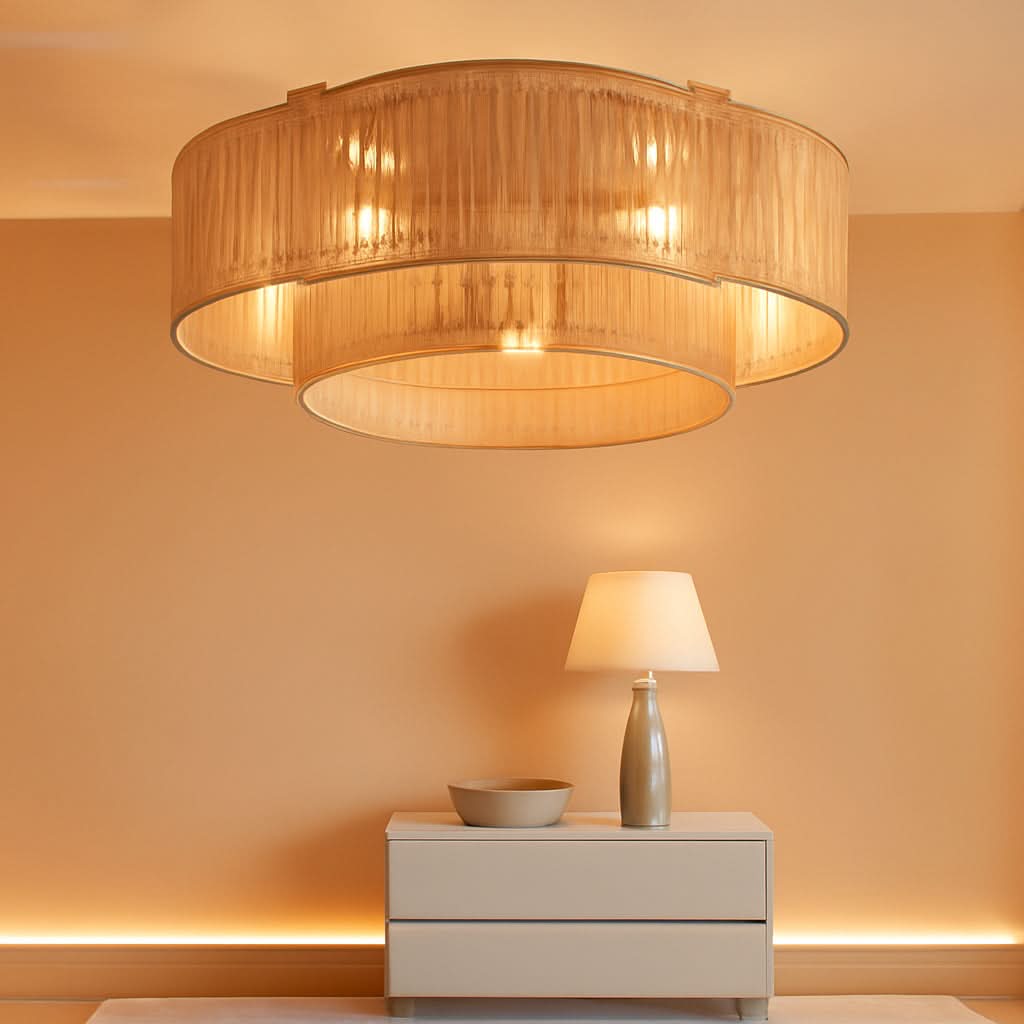 20 Inch Boho Rattan Ceiling Fan With Light And Remote