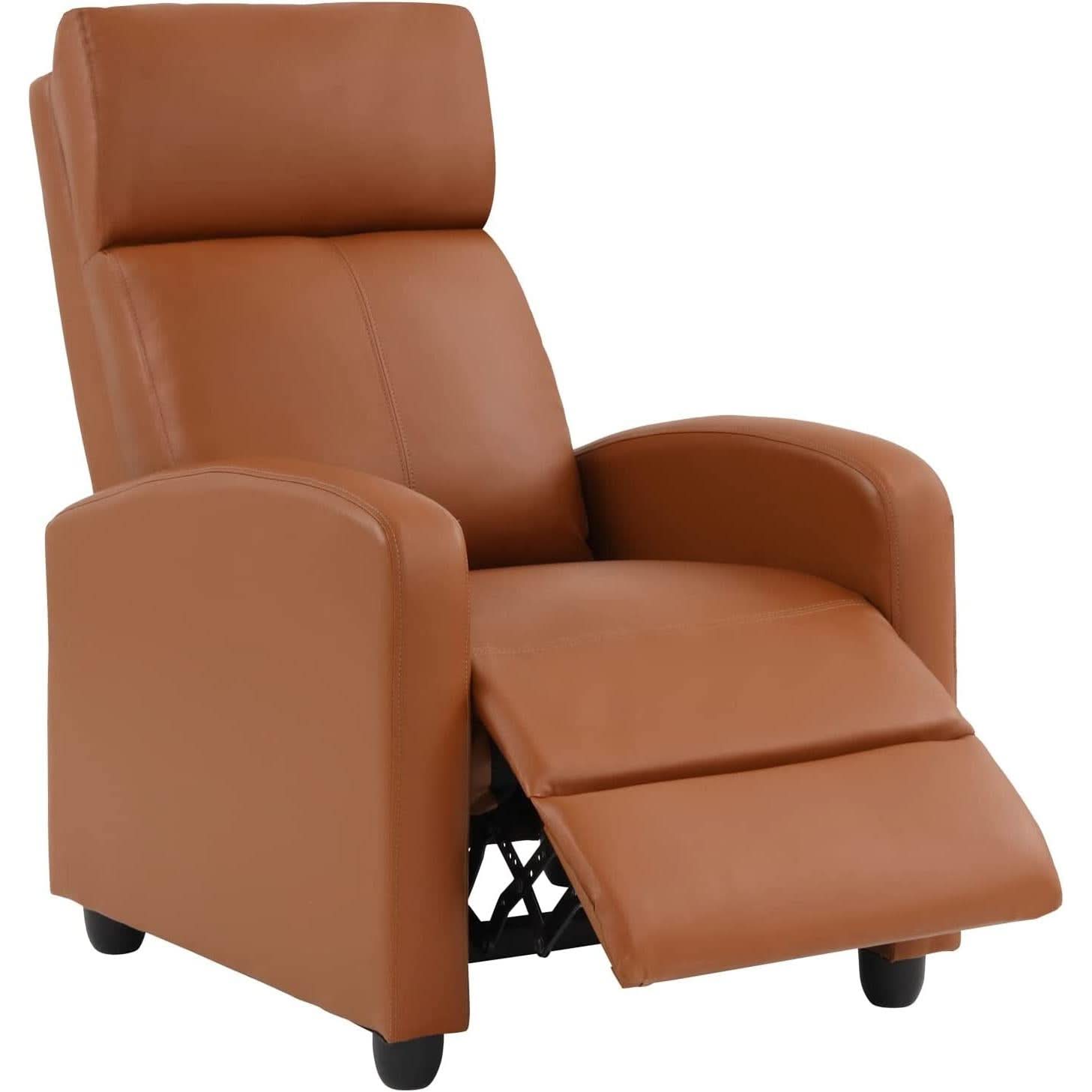 Recliner Chair With Extendable Footrest For Living Room