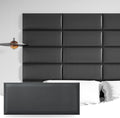 Peel And Stick Upholstered Headboard Wall Panels 12-Pack