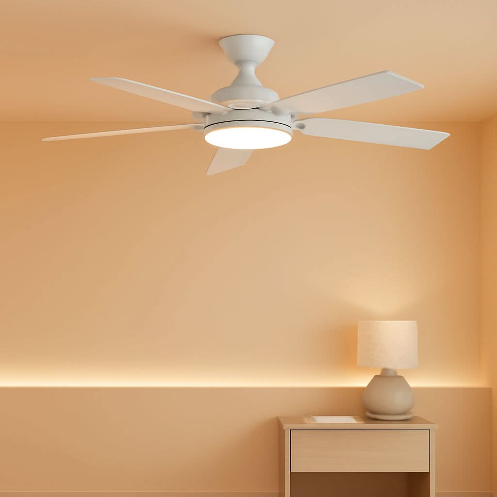 52 Inch Ceiling Fan With Dimmable Lights And Remote