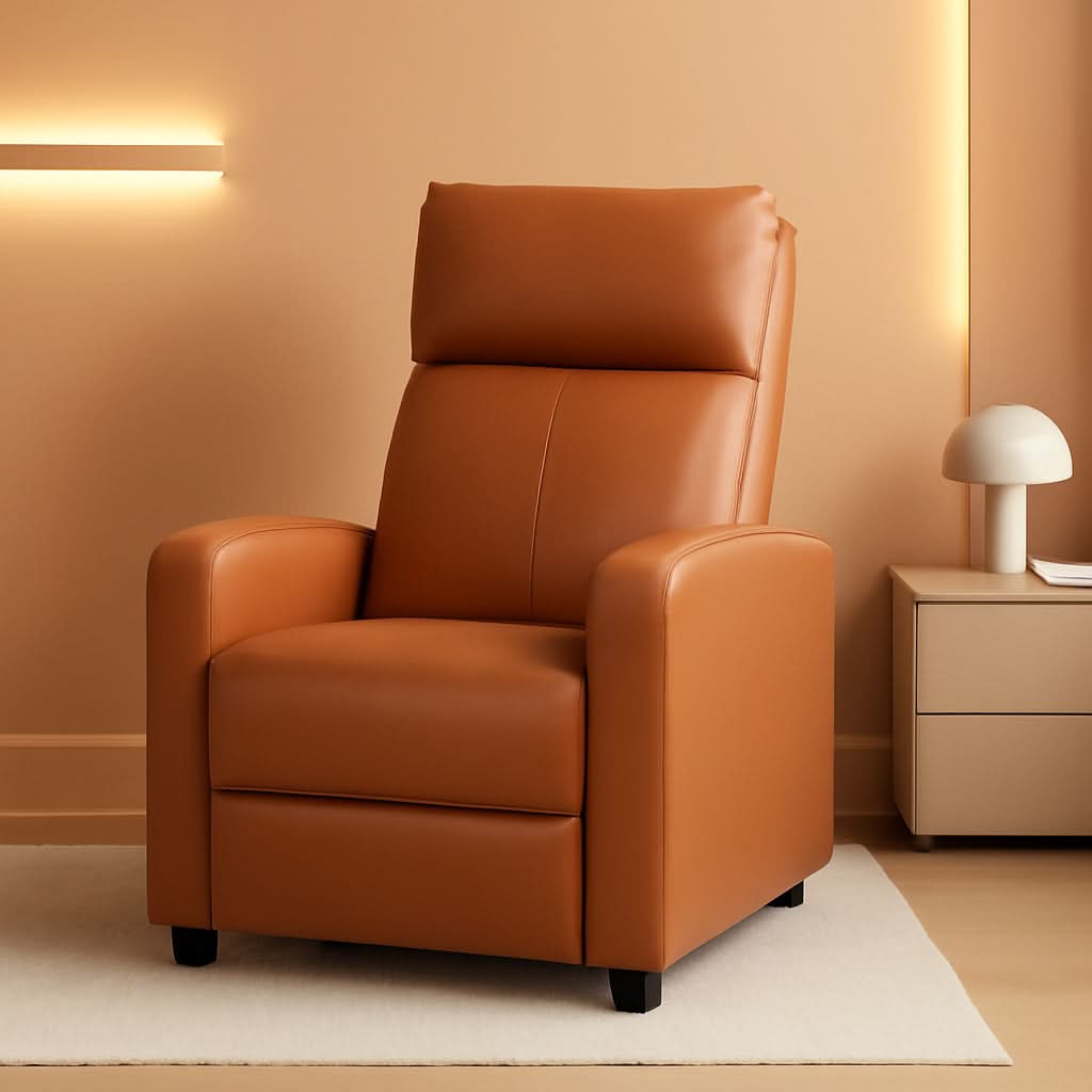 Recliner Chair With Extendable Footrest For Living Room