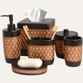 The Wally Collection – Elegant Modern Bathroom Décor Accessories Set of 6