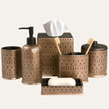 The Cappello Collection - Elegant Modern Bathroom Décor Accessories Set of 6