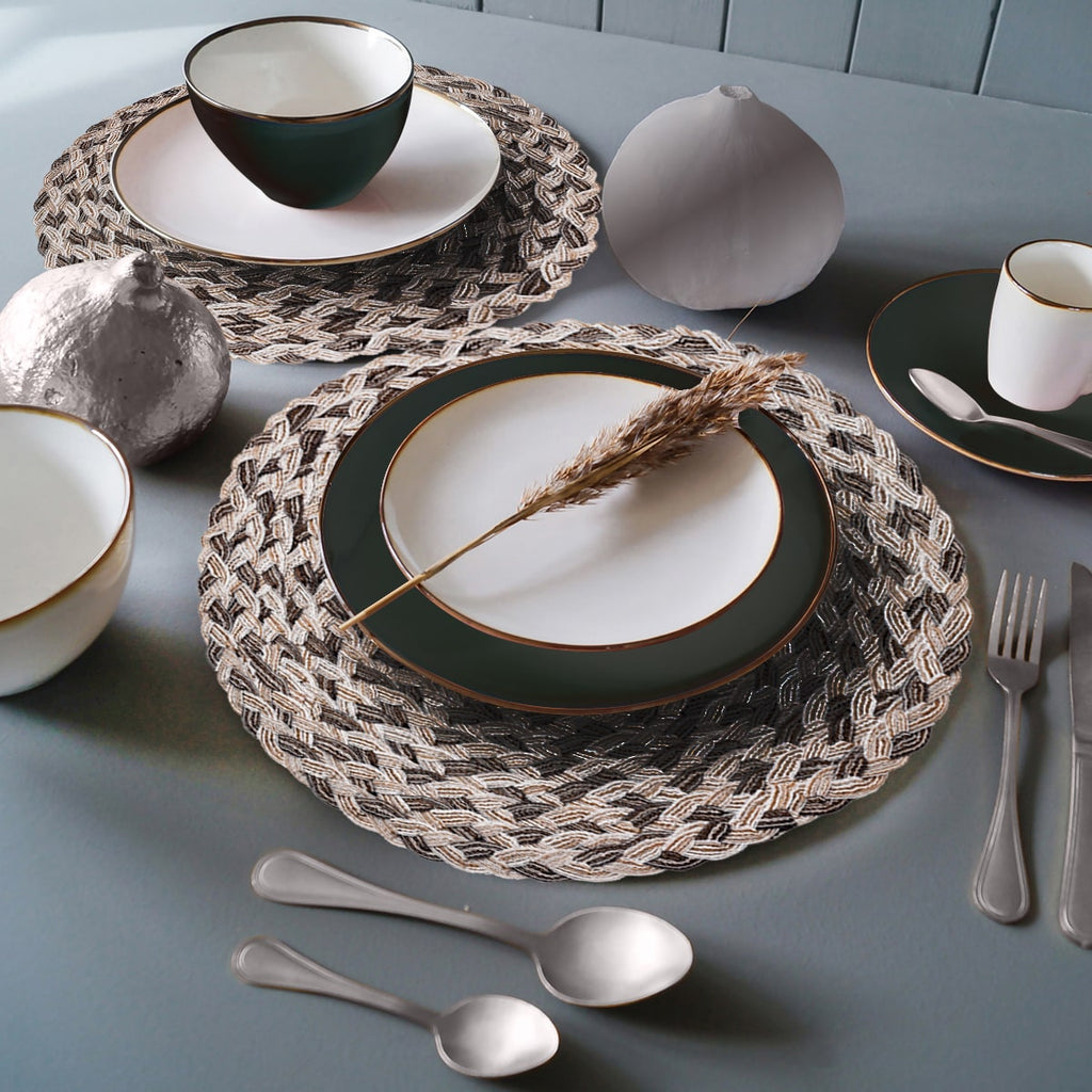 Round PVC Placemats - Set of 6