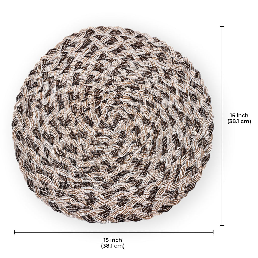 Round PVC Placemats - Set of 6