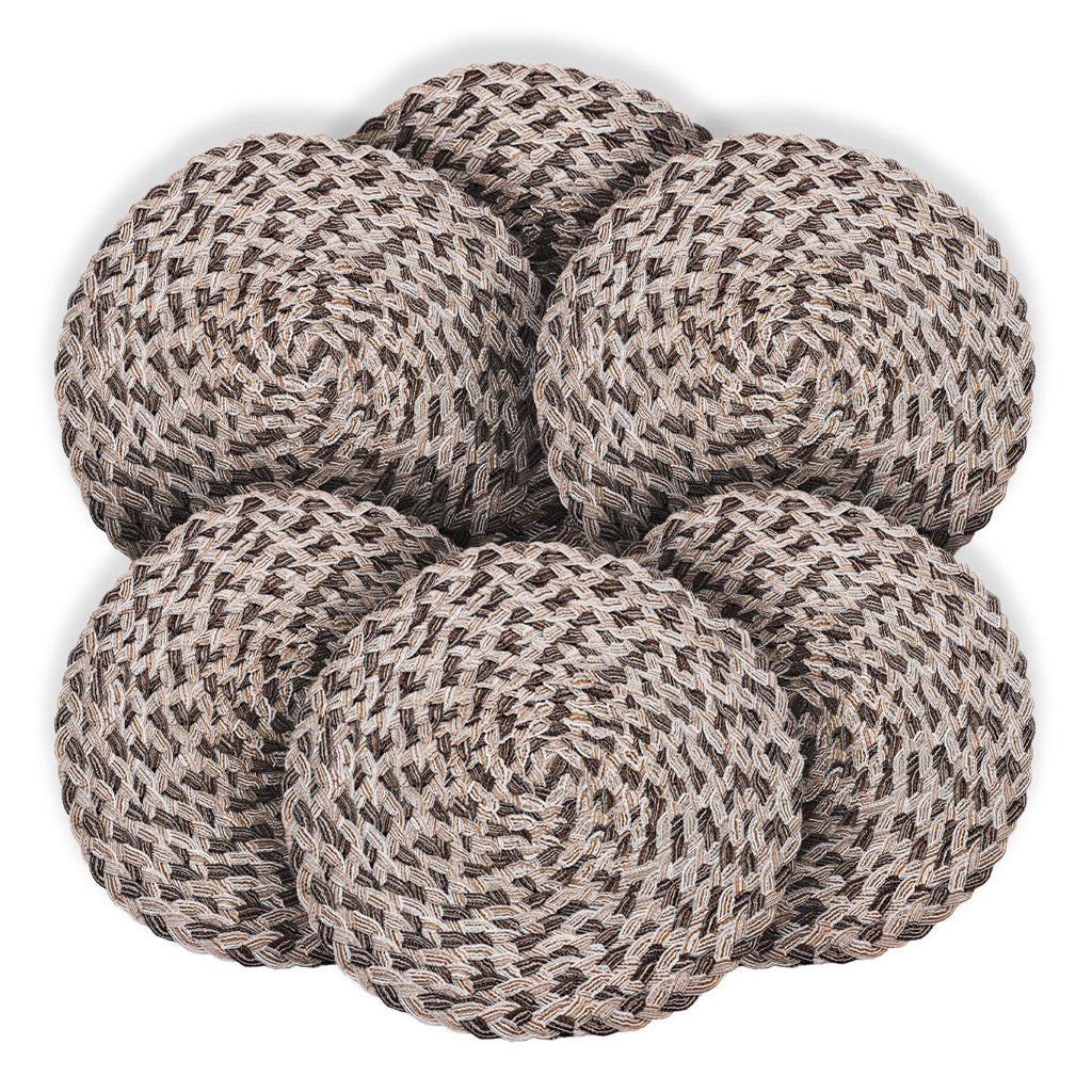 Round PVC Placemats - Set of 6