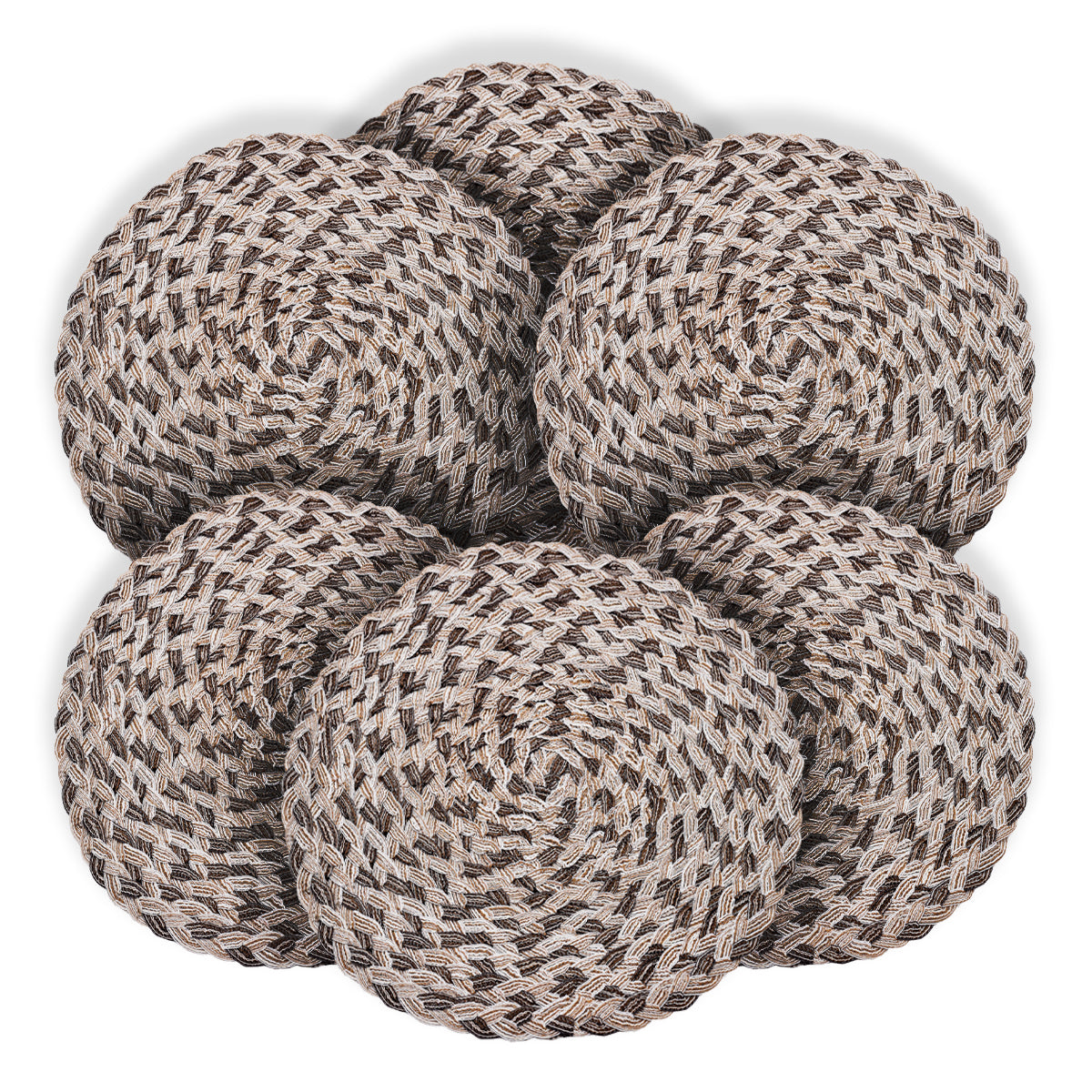 Round PVC Placemats - Set of 6