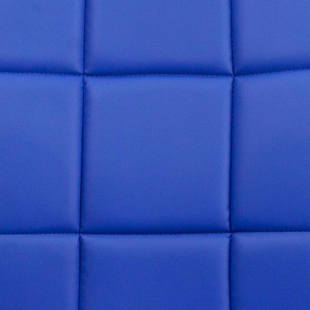 Clayton Blue Mid Back Quilted Vinyl Swivel Office Chair
