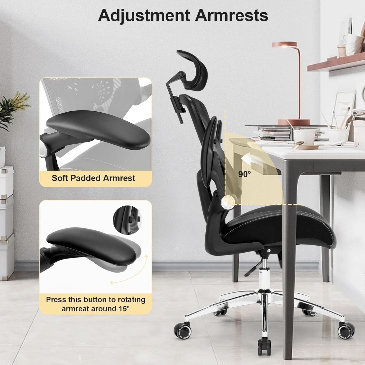 Big And Tall Ergonomic Office Chair 400Lbs Heavy Duty