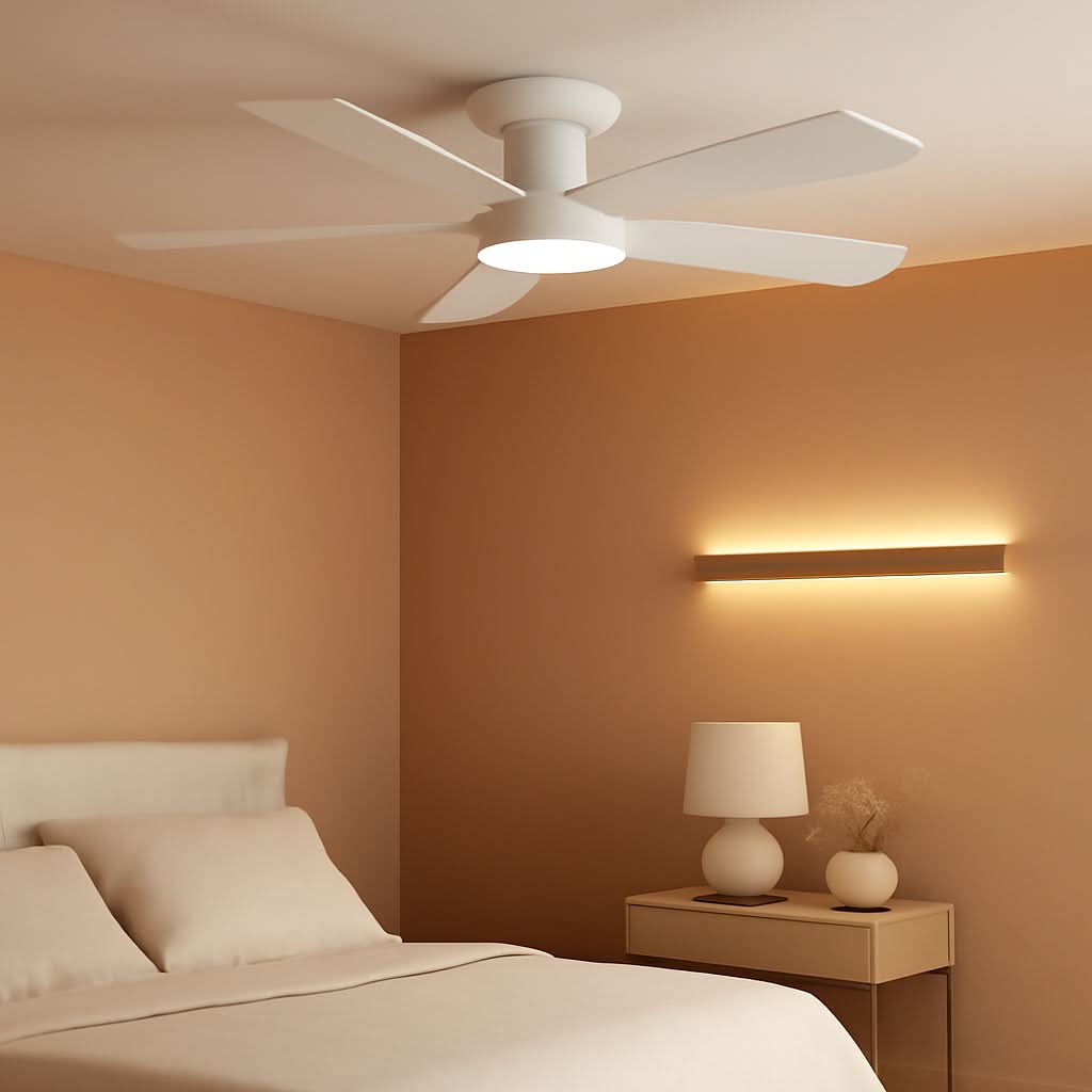 42-Inch Remote-Controlled Ceiling Fan With Lights Indoor
