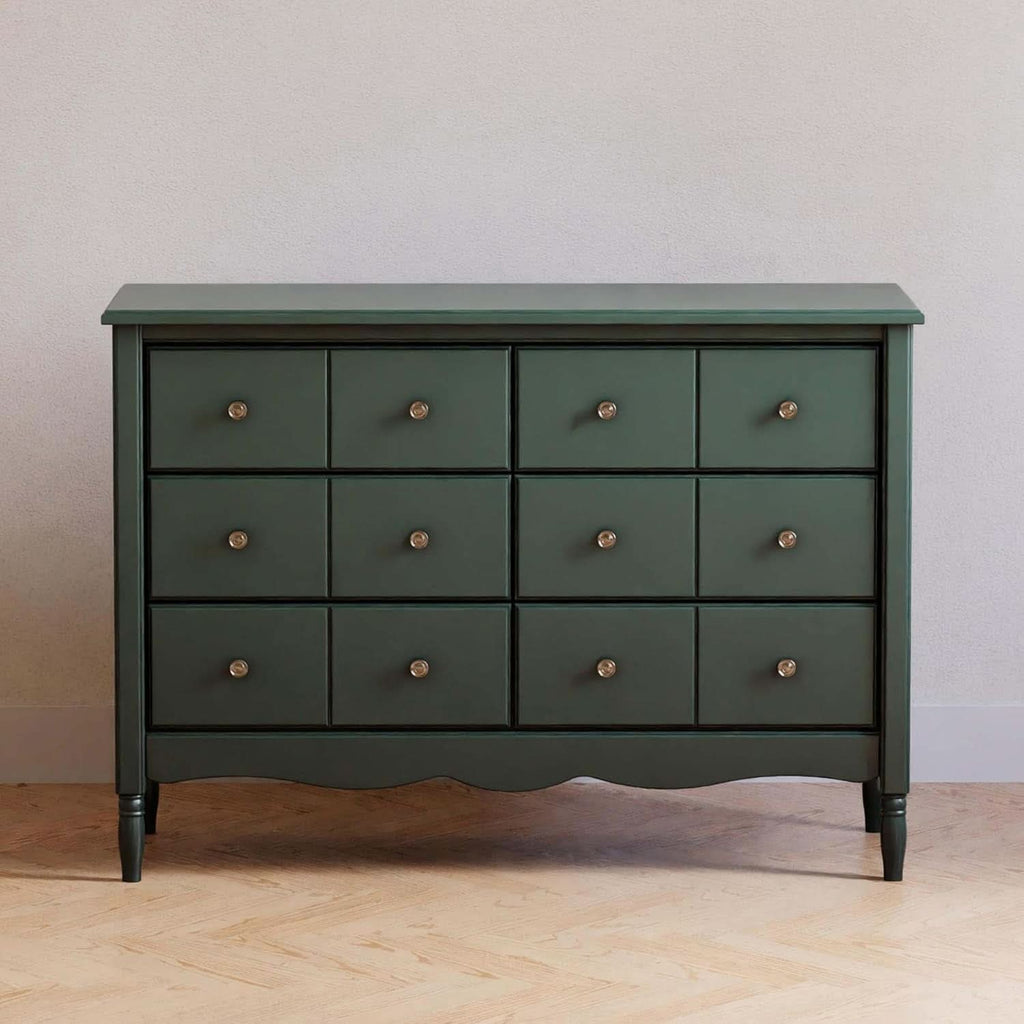 Liberty Forest Green Six Drawer Dresser With Knobs