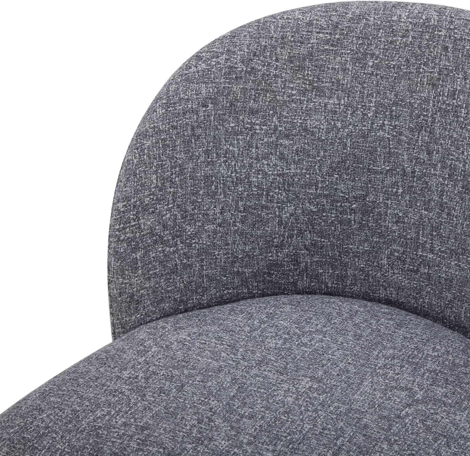 Set Of 3 Counter Height Bar Stools 360 Degree Swivel Grey