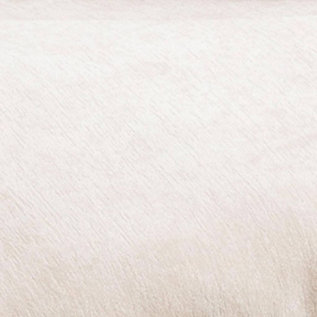 Beige Upholstered Oversized Chair With Ottoman Chenille