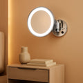 LED Wall-Mounted Vanity Mirror With 180 Degree Rotation