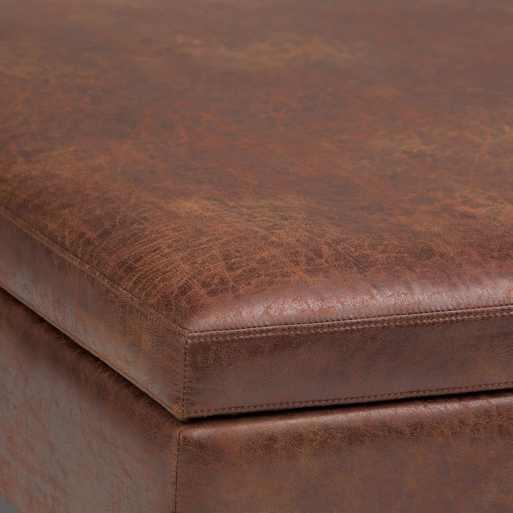 Owen 36Inches Wide Mid Century Storage Coffee Table