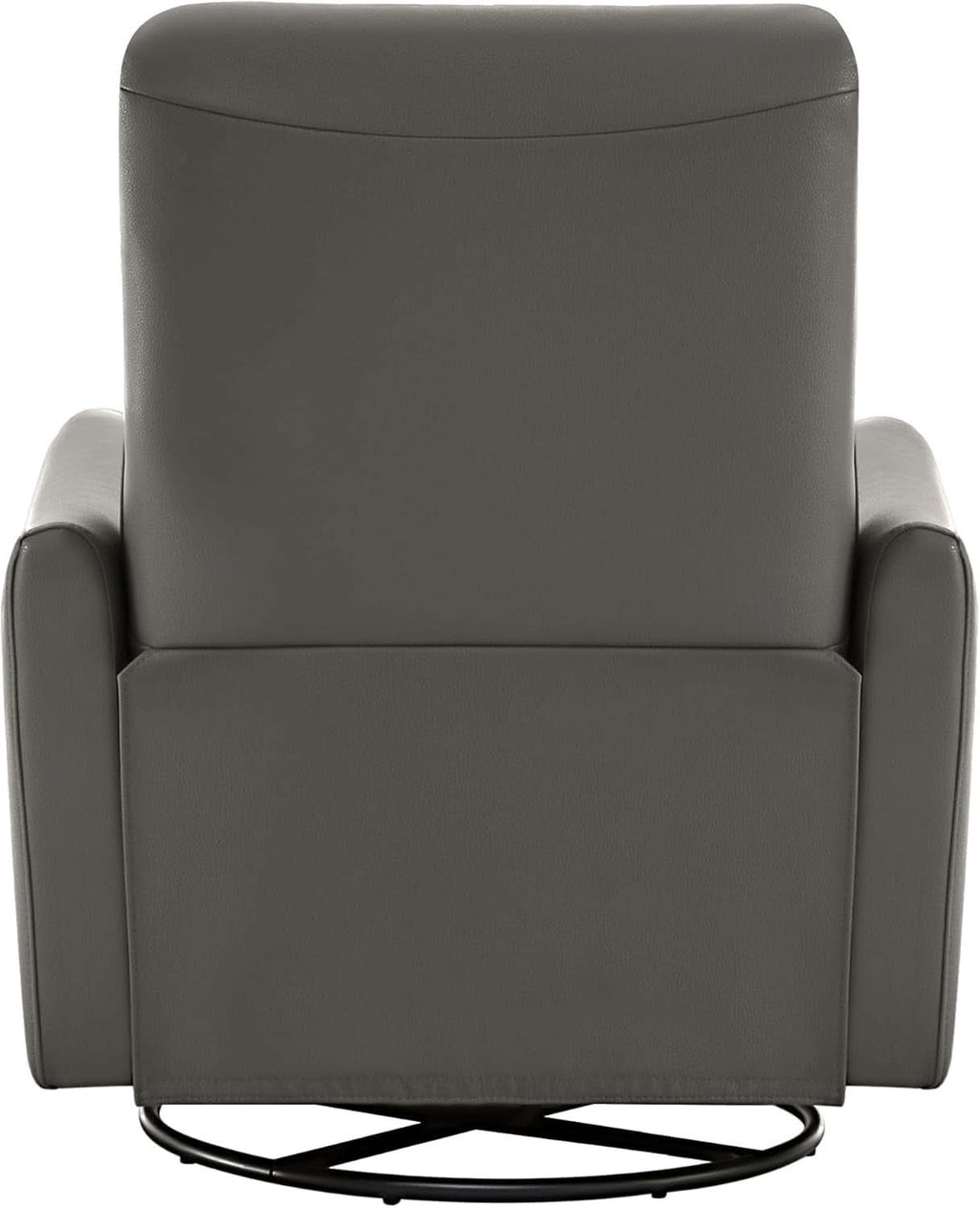 Power Recliner Chair USB Charging Charcoal Faux Leather