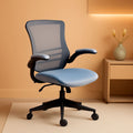 Kelista Dark Gray Mesh Mid Back Office Chair For Desk
