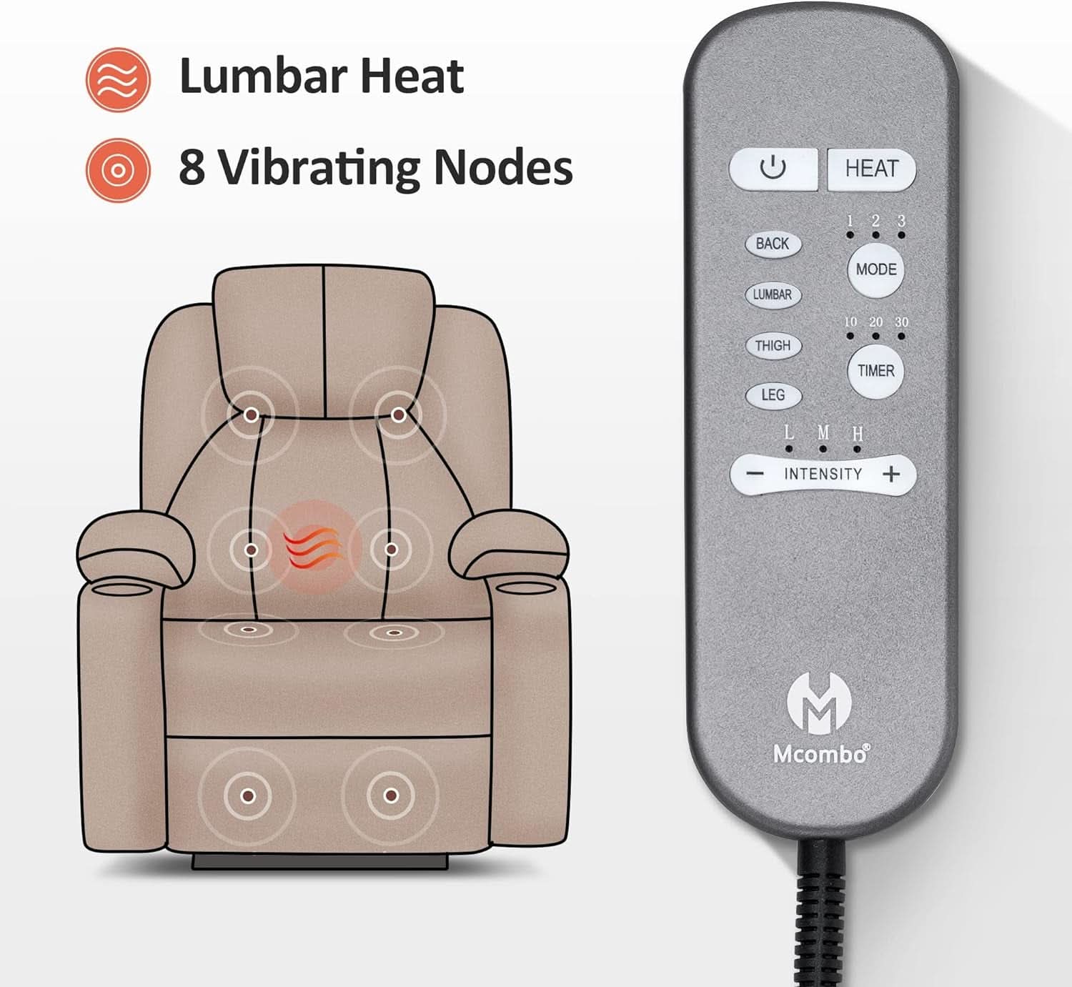 Petite Power Lift Recliner With Massage And Heat USB Ports