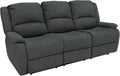 80-Inch RV Triple Recliner Sofa With Convertible Console