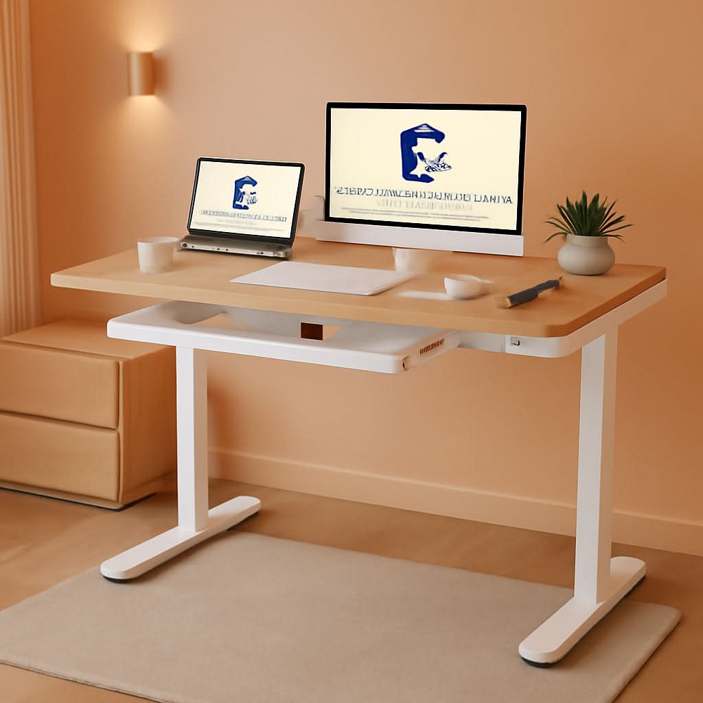 48 Inch Electric Standing Desk With USB Port And Drawers
