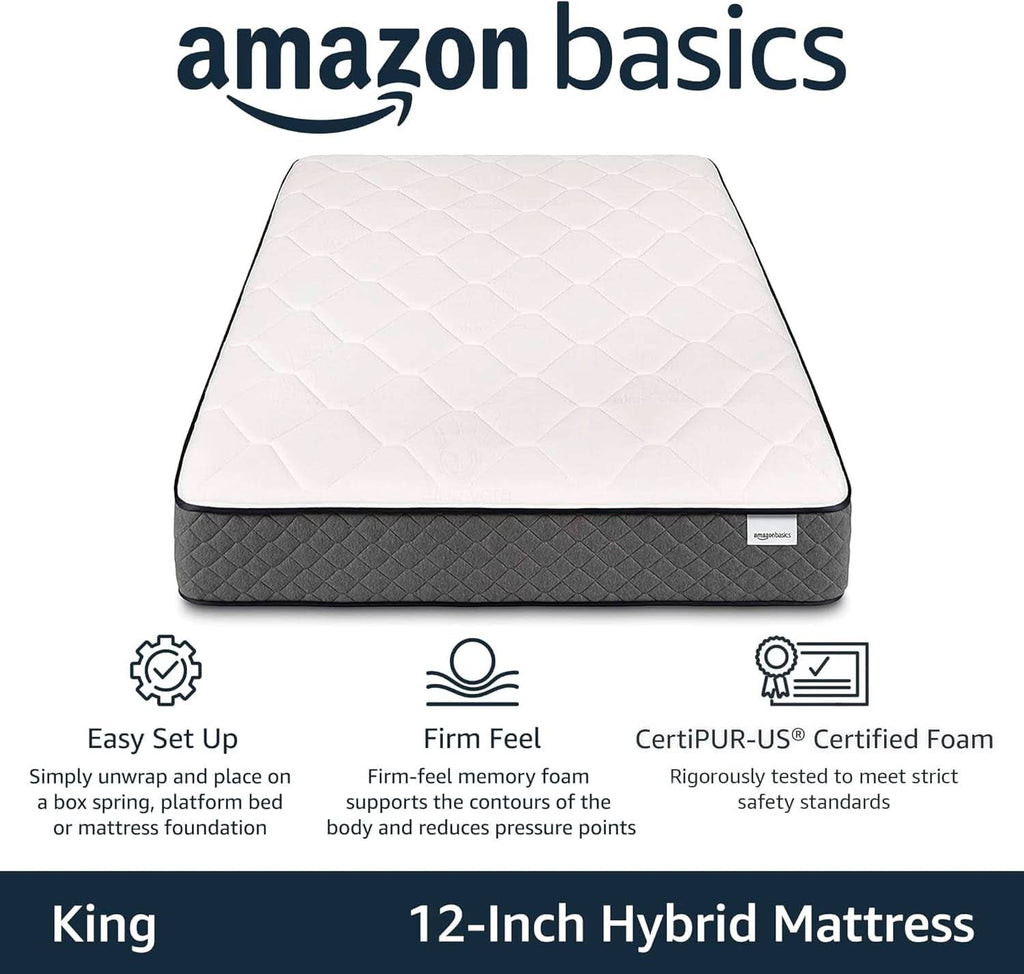 King Gel Infused Memory Foam Mattress Cooling Technology