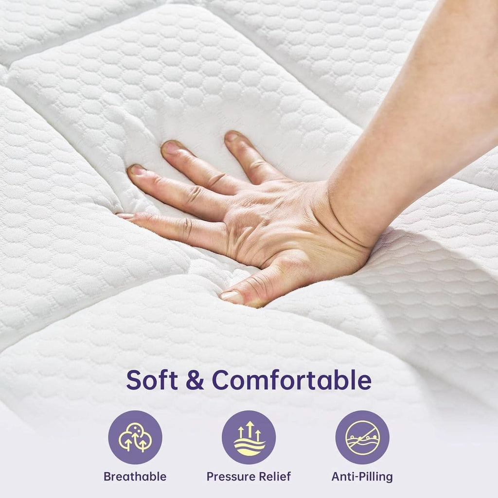 Full Size 10 Inch Hybrid Mattress Pressure Relief Certipur