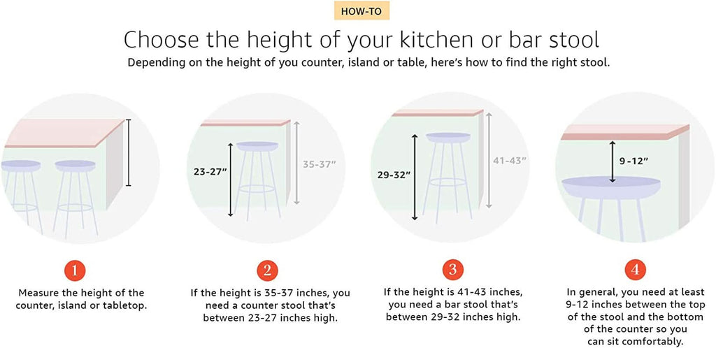 Two Piece 24 Inch Natural Finish Solid Wood Counter Stools