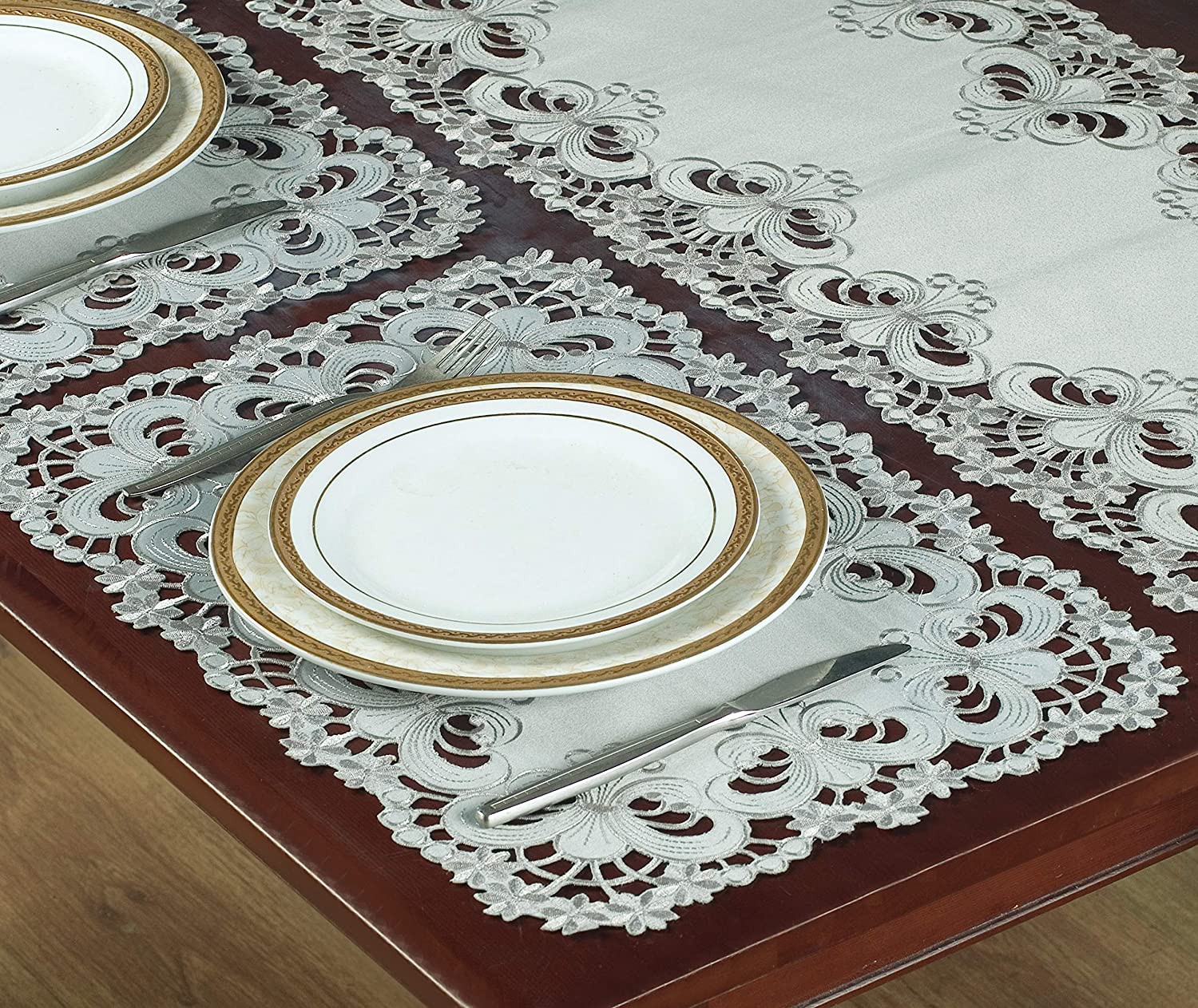 Placemats with European Embroidery - The Creola Collection