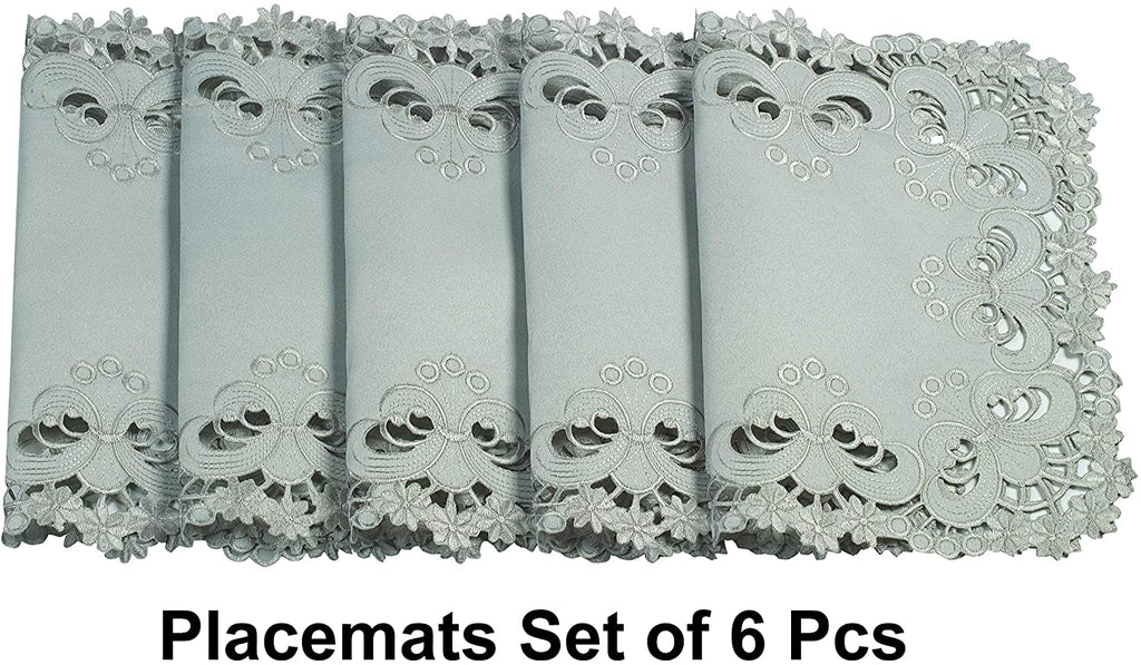 Placemats with European Embroidery - The Creola Collection