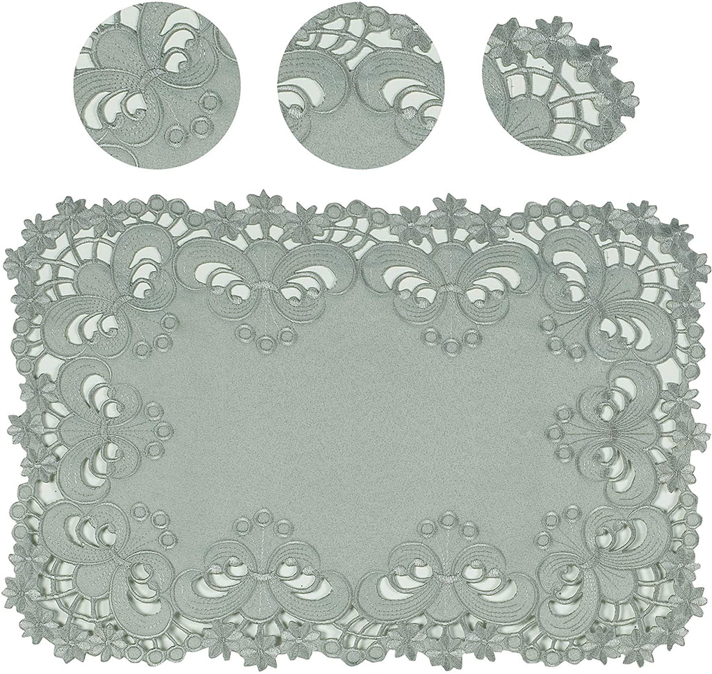 Placemats with European Embroidery - The Creola Collection