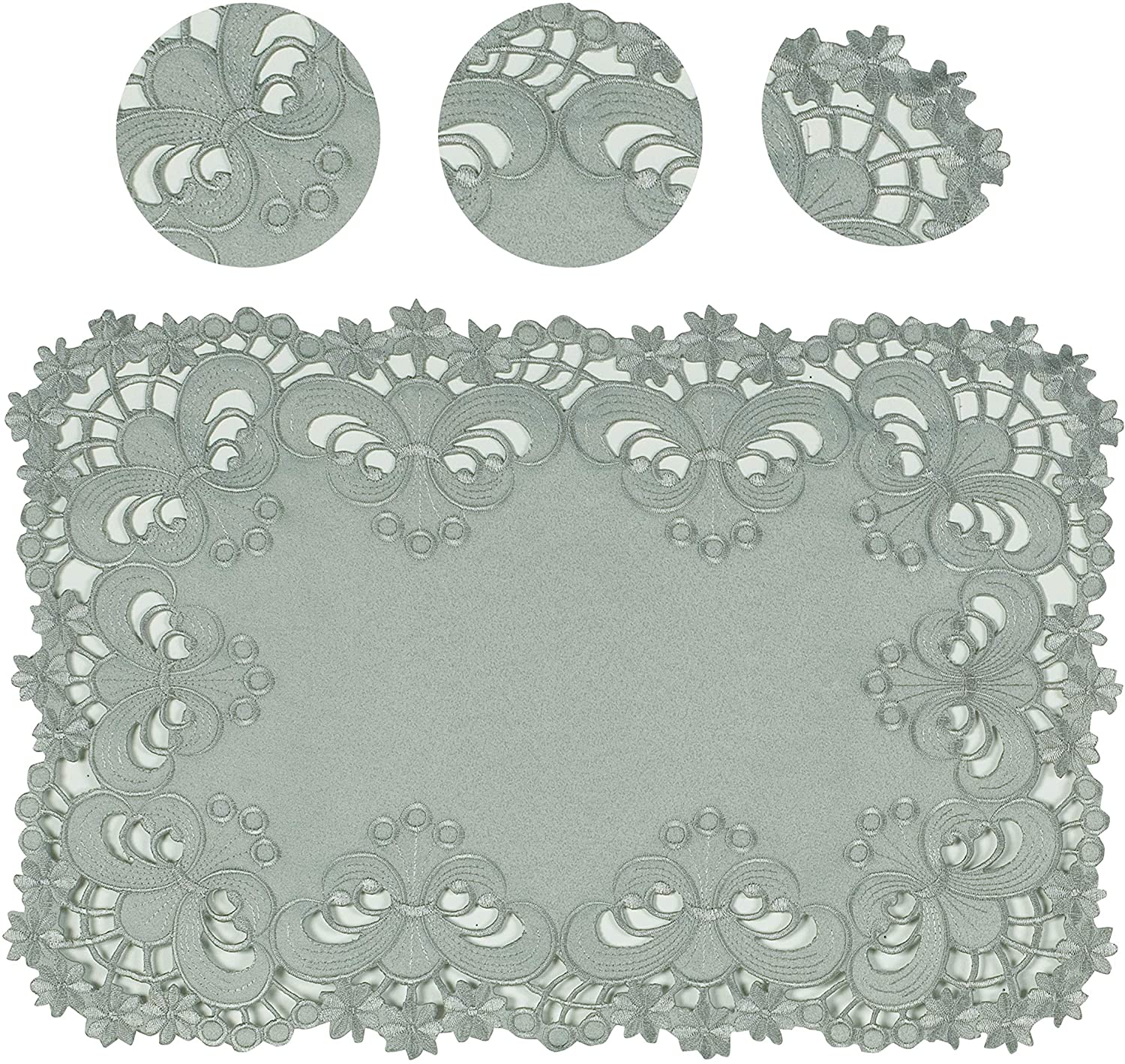 Placemats with European Embroidery - The Creola Collection