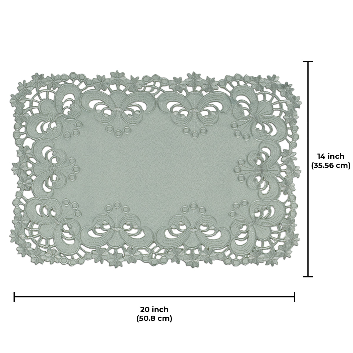 Placemats with European Embroidery - The Creola Collection