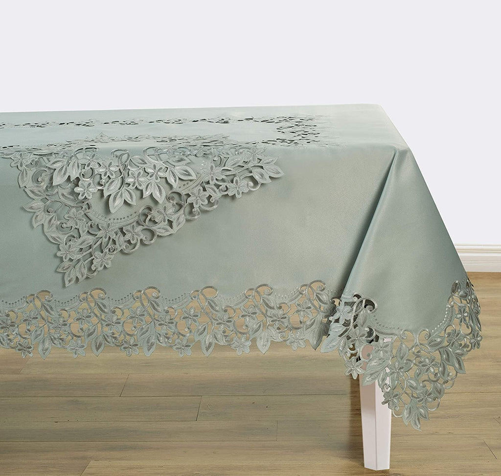 Table Toppers with European Embroidery - The Alvina Collection