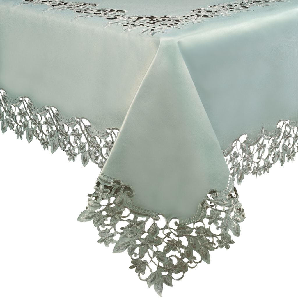 Table Toppers with European Embroidery - The Alvina Collection