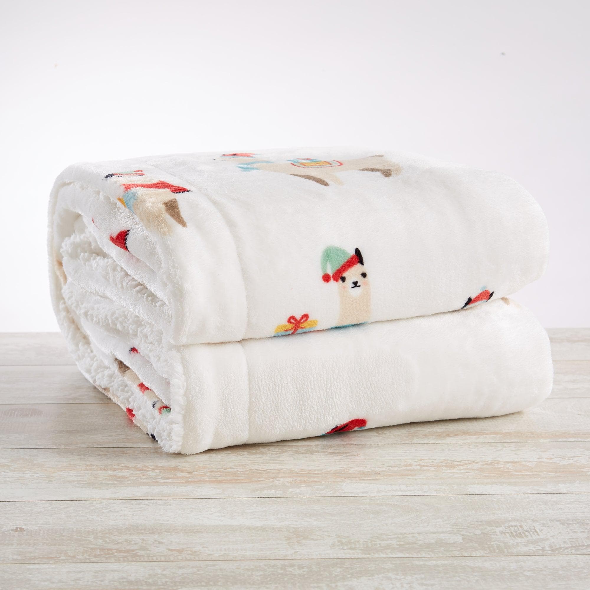 Holiday Sherpa Throw - Esmay Collection