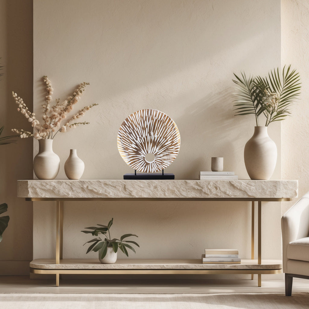 Artisan Spirit – Handmade Wooden Sculpture, Artistic Decorative Home Decor