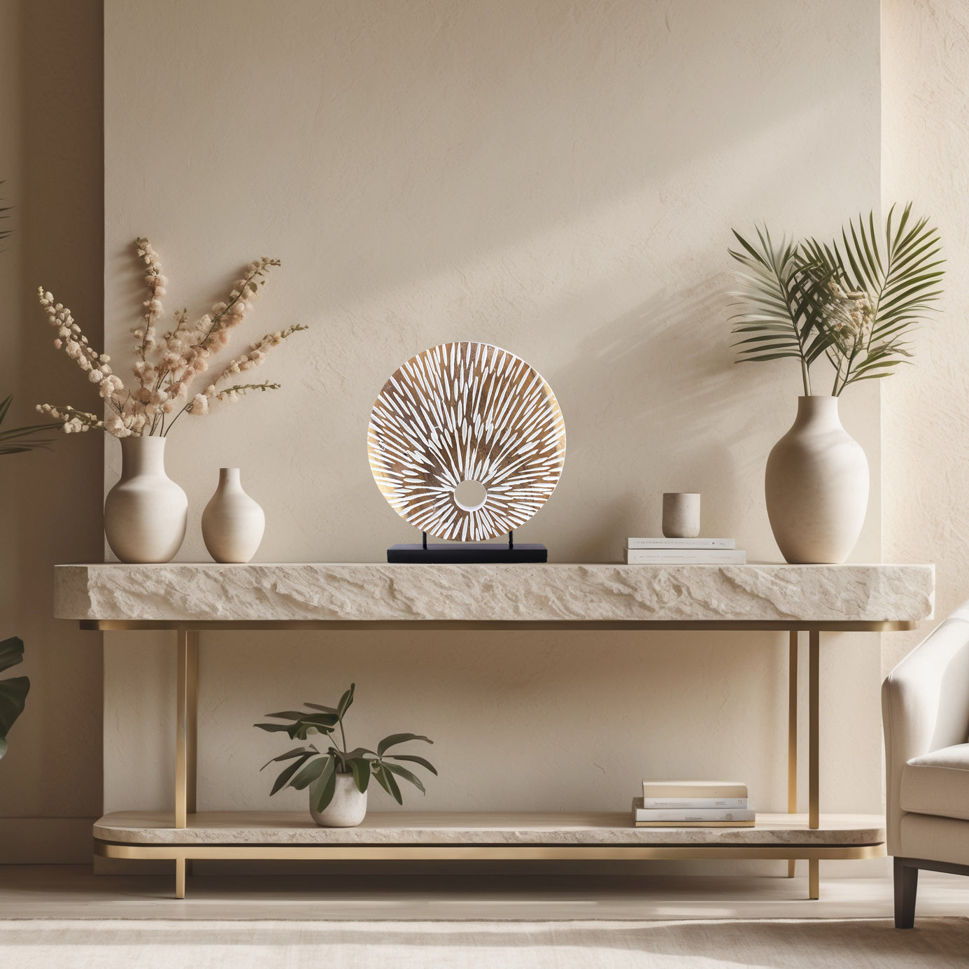 Artisan Spirit – Handmade Wooden Sculpture, Artistic Decorative Home Decor