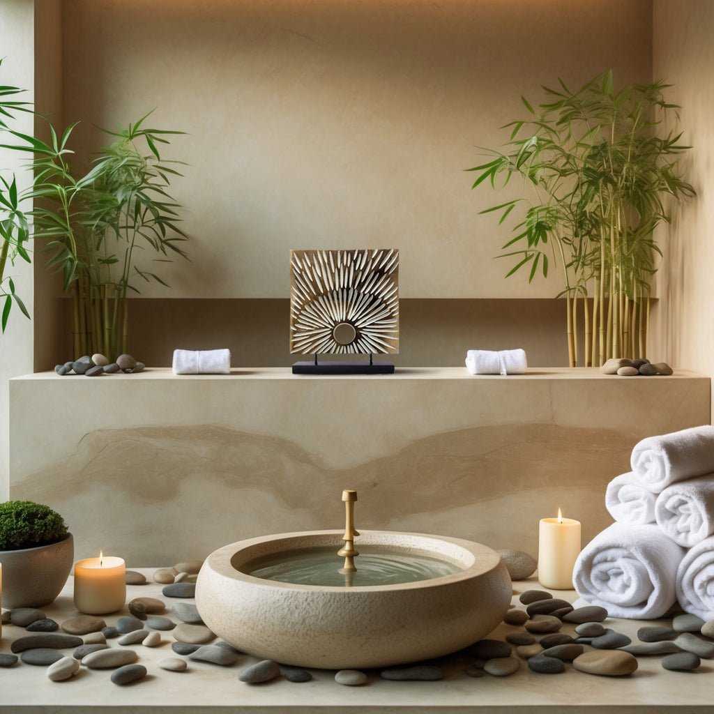 Rustic Essence – Handmade Acacia Wooden Sculpture, Decorative Home Accent