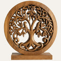 Mauk Tree of Life Wooden Sculpture(Medium) – Hand-Carved Decorative Art | Decozen Luxe, Gift for Mom