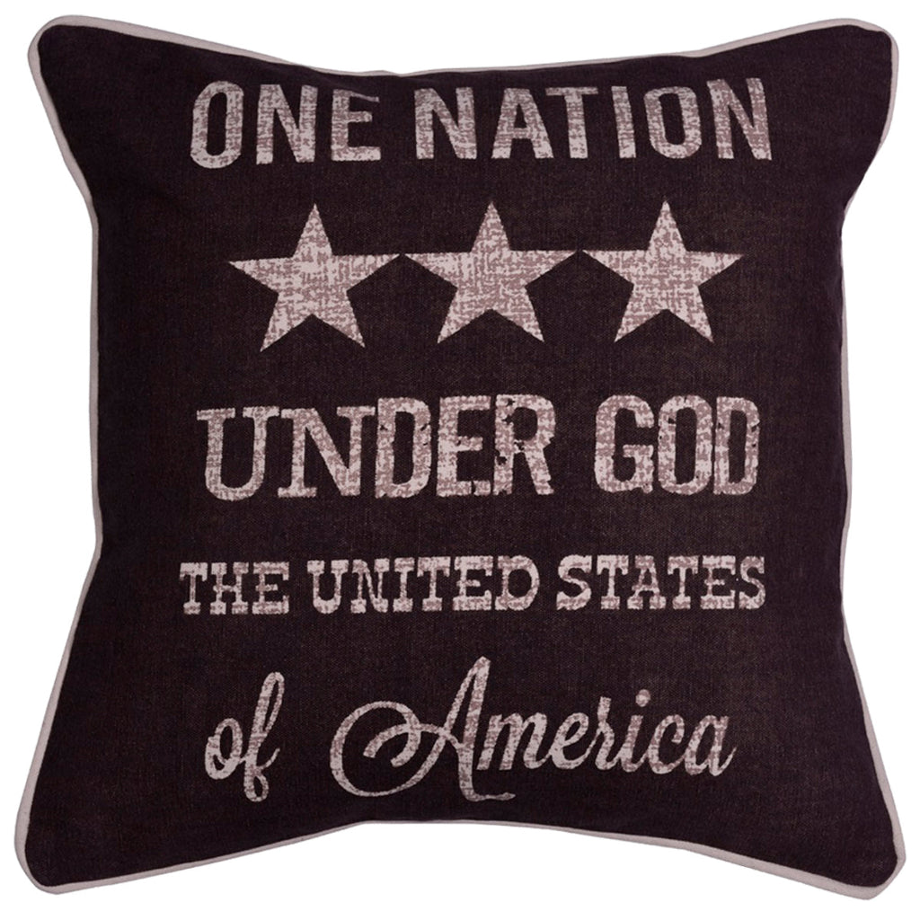 Patriotic Design Printed Throw Pillow Cover - Set of 3, 18 x 18 Inches