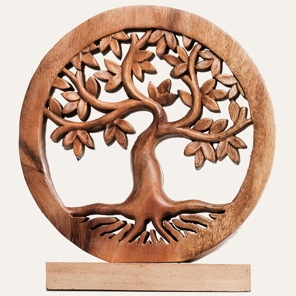 Tree of Life Handmade Wooden Sculpture
