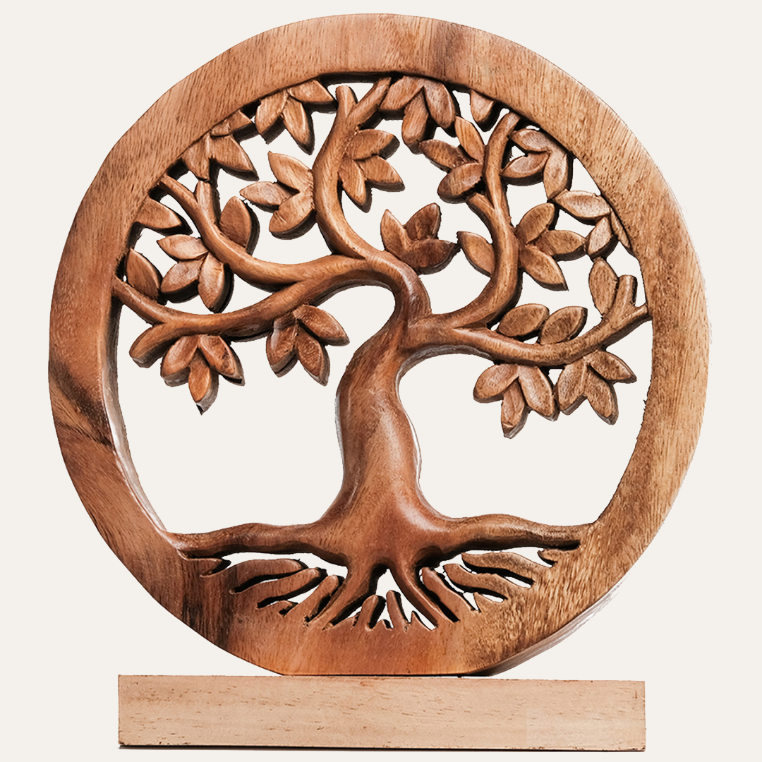 Tree of Life Handmade Wooden Sculpture