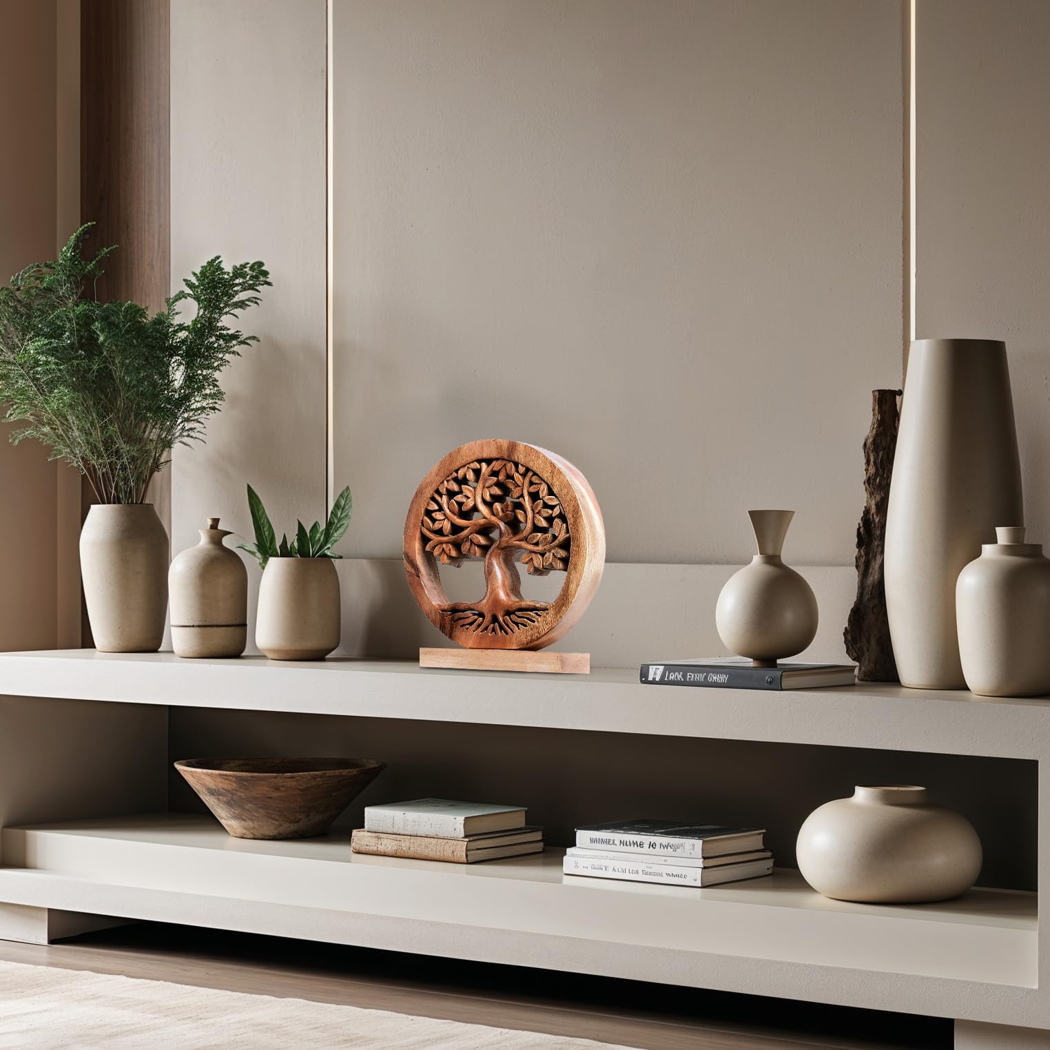 Tree of Life Handmade Wooden Sculpture